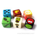 UV Printing Dice CMYK Color Full Size Printing